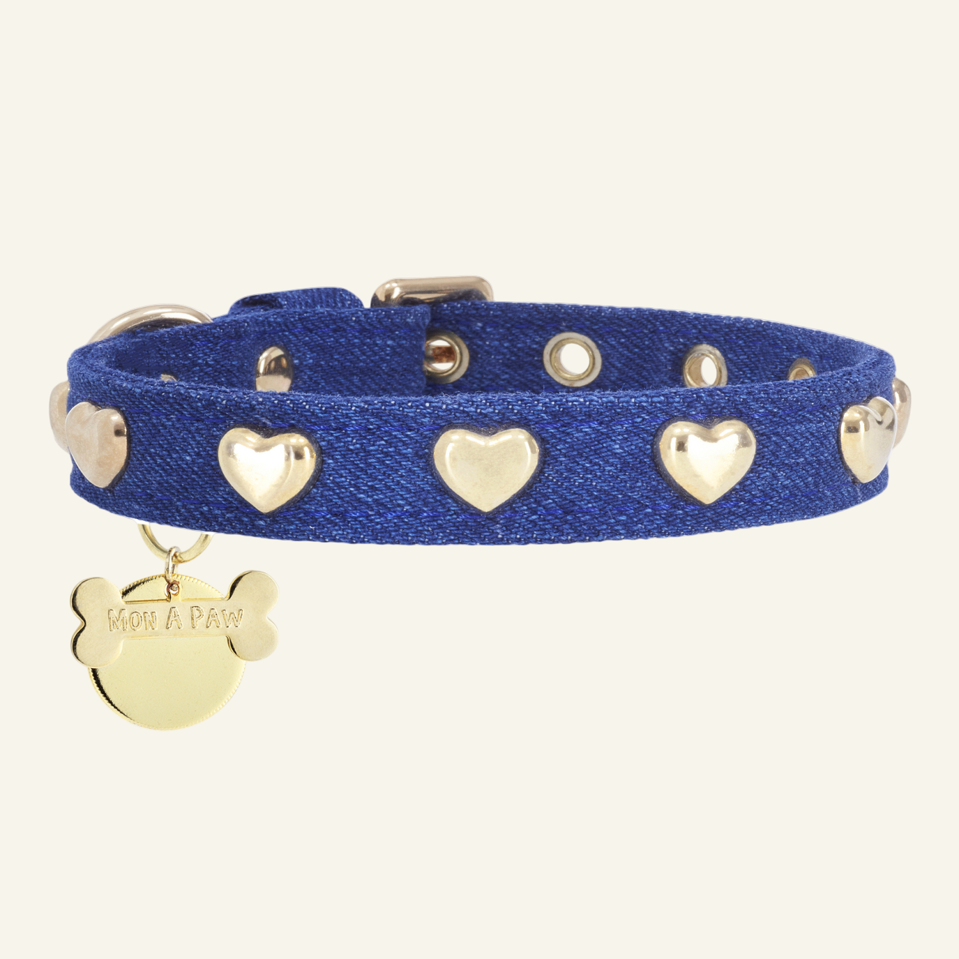 Lovefool Denim Köpek Tasması 💛