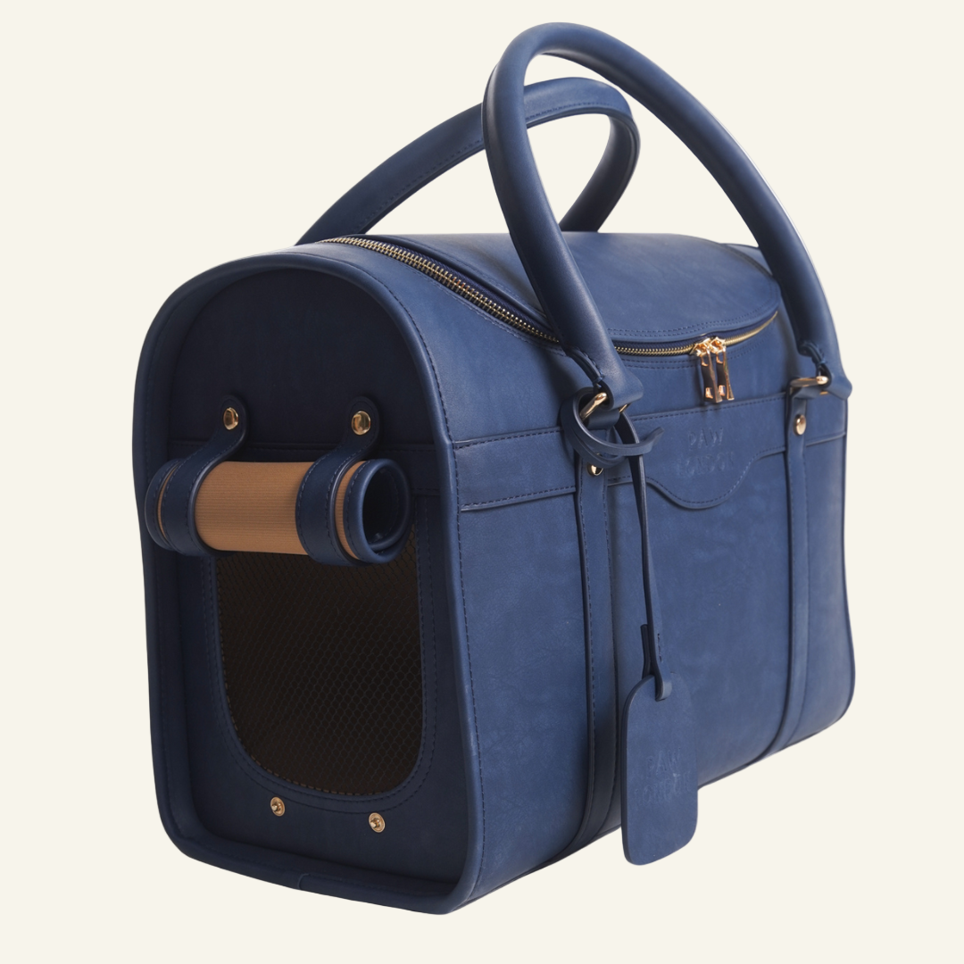 Evcil Hayvan Seyahat Çantası - Navy Blue 🍭