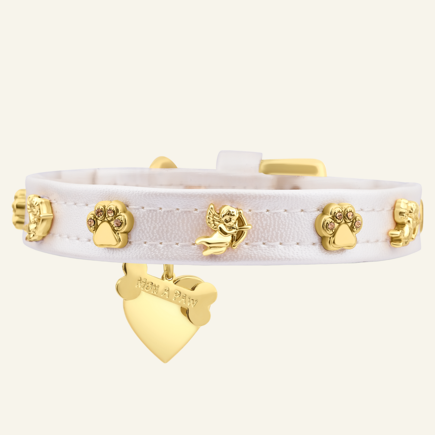 Monamour Angel Köpek Tasması 🏹 | Cream
