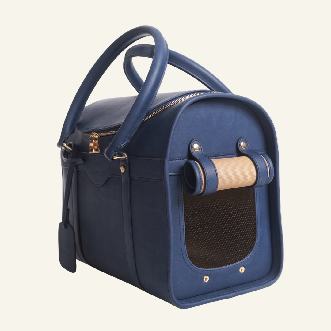 Evcil Hayvan Seyahat Çantası - Navy Blue 🍭