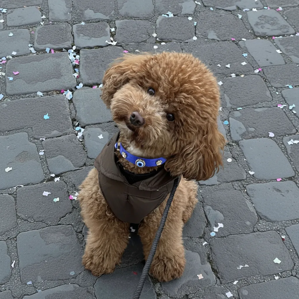 MAUVAIS Nazar Boncuklu Sax Mavi Köpek Tasması 🧿