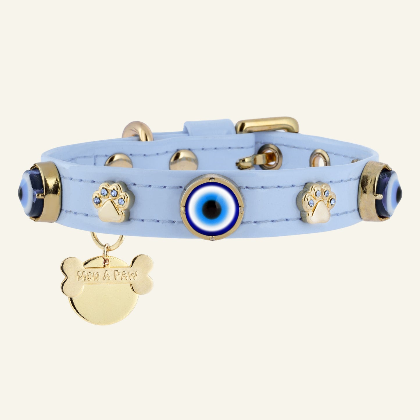 MAUVAIS Nazar Boncuklu Bebek Mavisi Köpek Tasması 🧿.