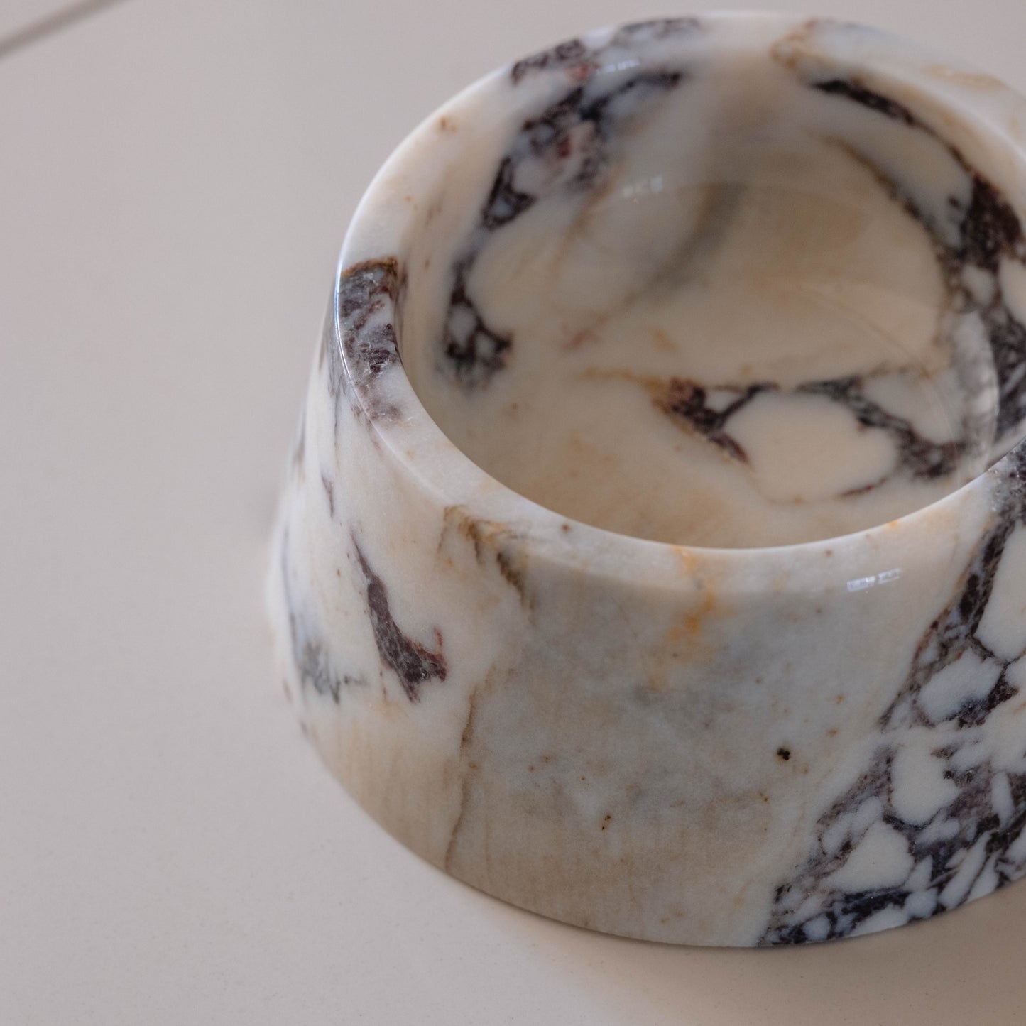 Marbowl Mermer Mama Kabı Menekşe