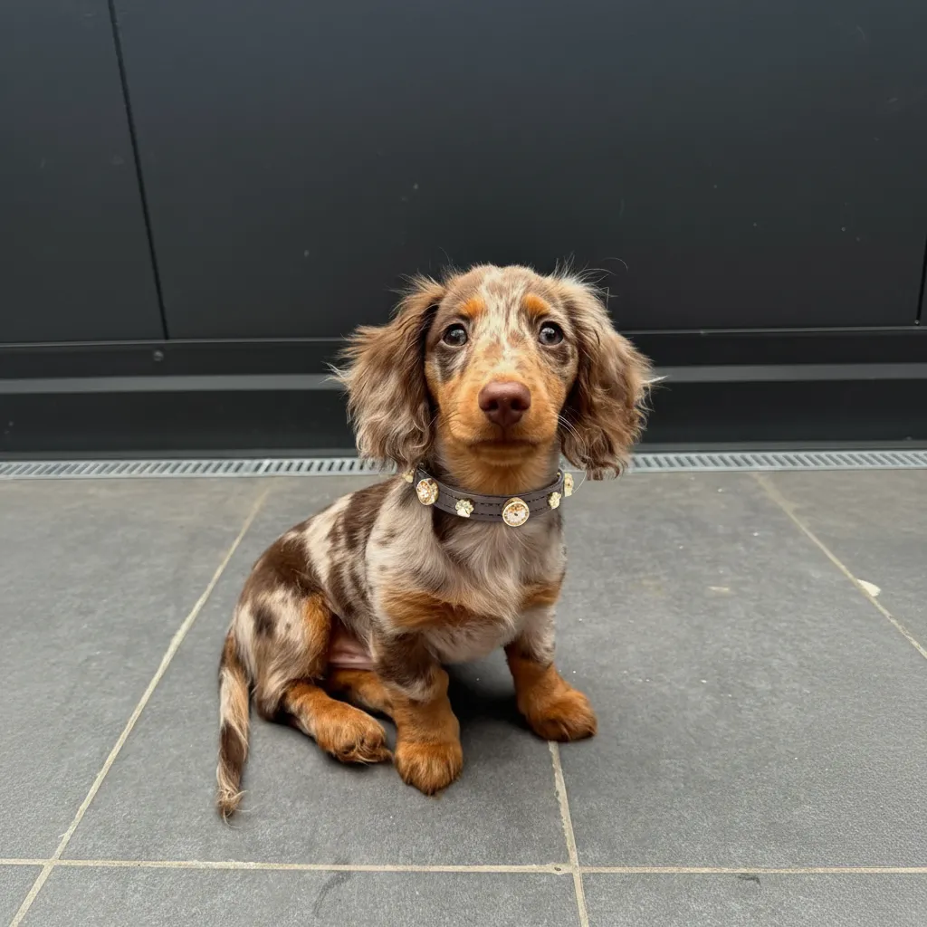 Espresso Swarovski Köpek Tasması 💎