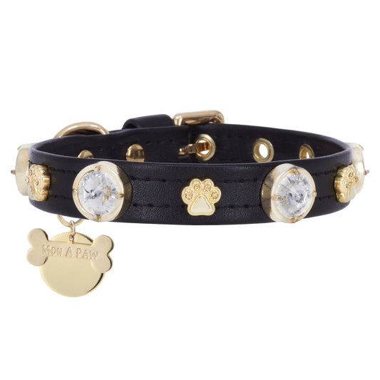 Alex Swarovski Siyah Köpek Tasması 💎