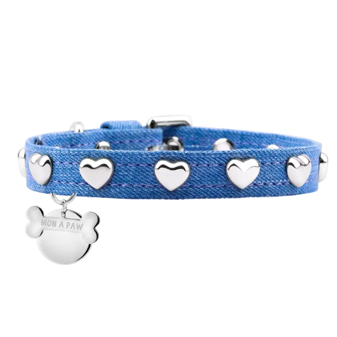 Lovefool Ice Blue Denim Köpek Tasması 🤍
