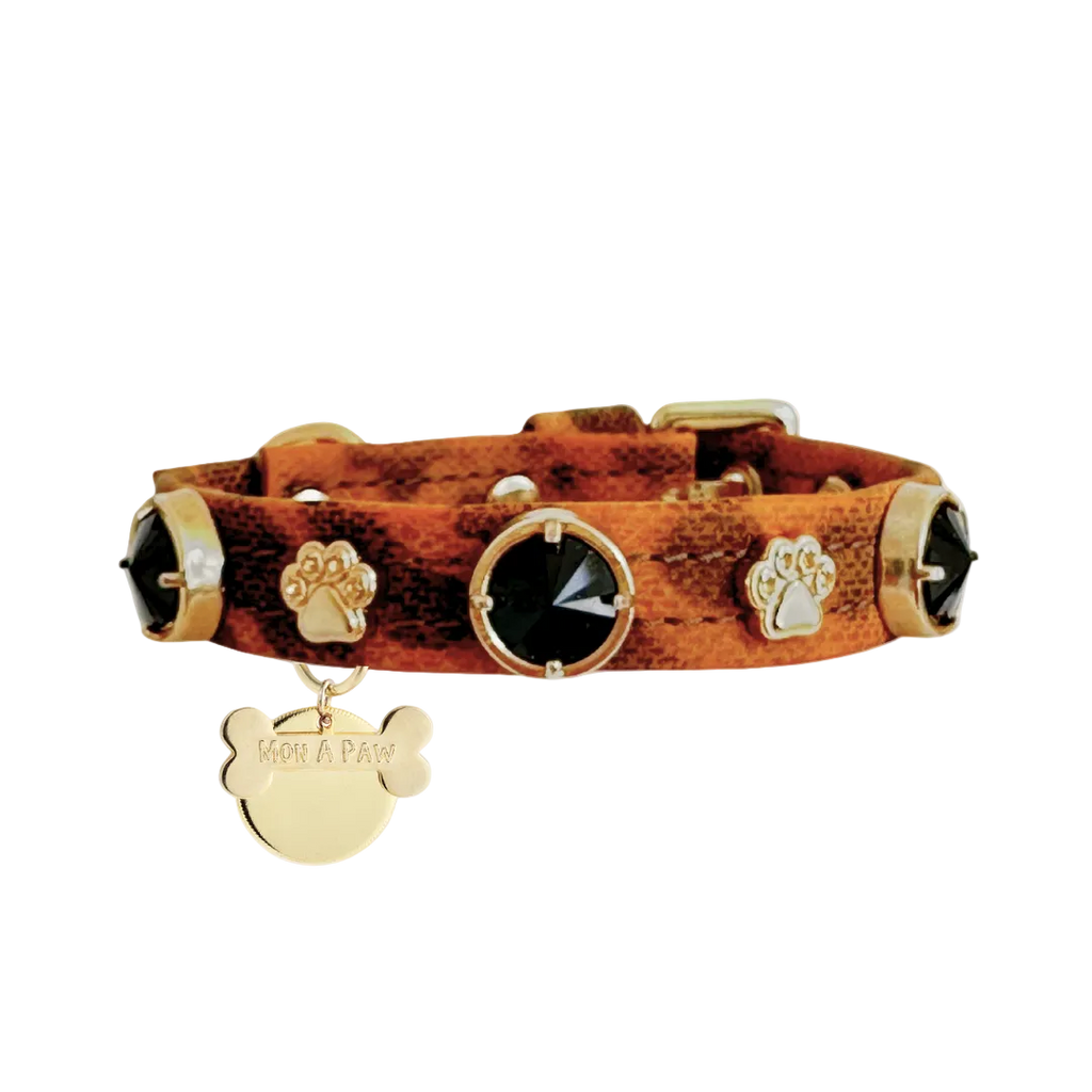 Leopard Swarovski Köpek Tasması  🐆