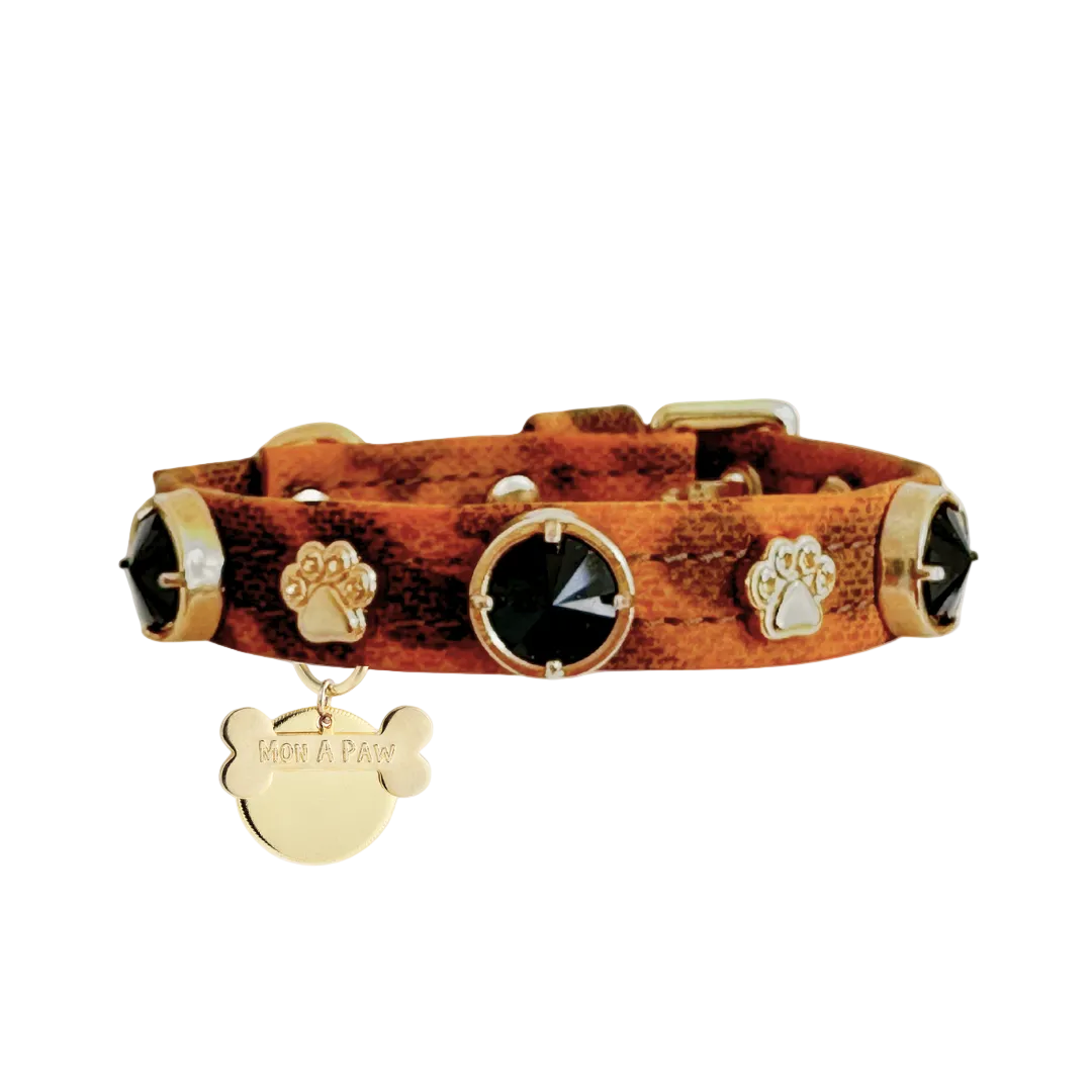 Leopard Swarovski Köpek Tasması  🐆