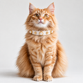 Shelly İncili Kedi Tasması | Beyaz