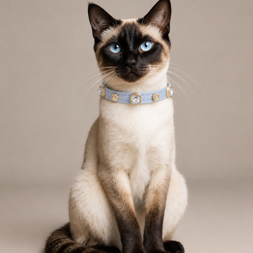 Louis Swarovski Kedi Tasması - Mon A Paw