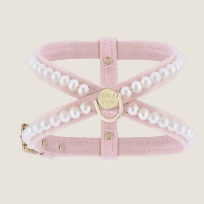 Diana İncili Göğüs Tasması | Pembe