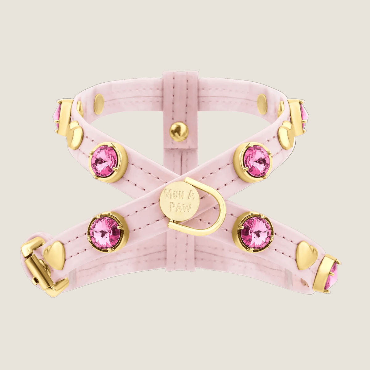 Emma Swarovski Göğüs Tasma Yürüyüş Seti - Mon A PawGöğüs Tasma Yürüyüş Seti
