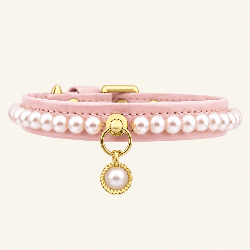 Diana İncili Kedi Tasması | Pembe