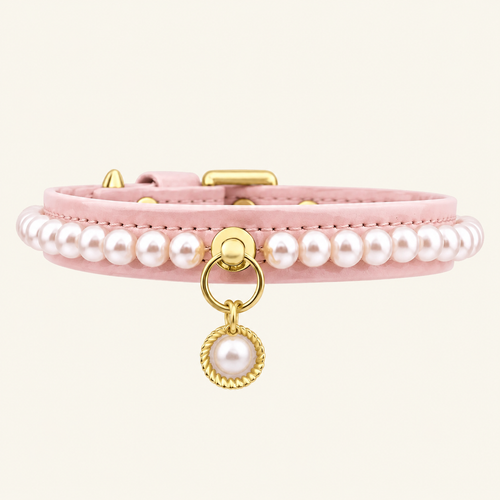 Diana İncili Kedi Tasması | Pembe