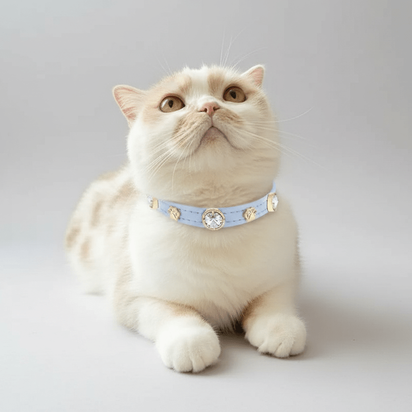 Louis Swarovski Kedi Tasması - Mon A Paw