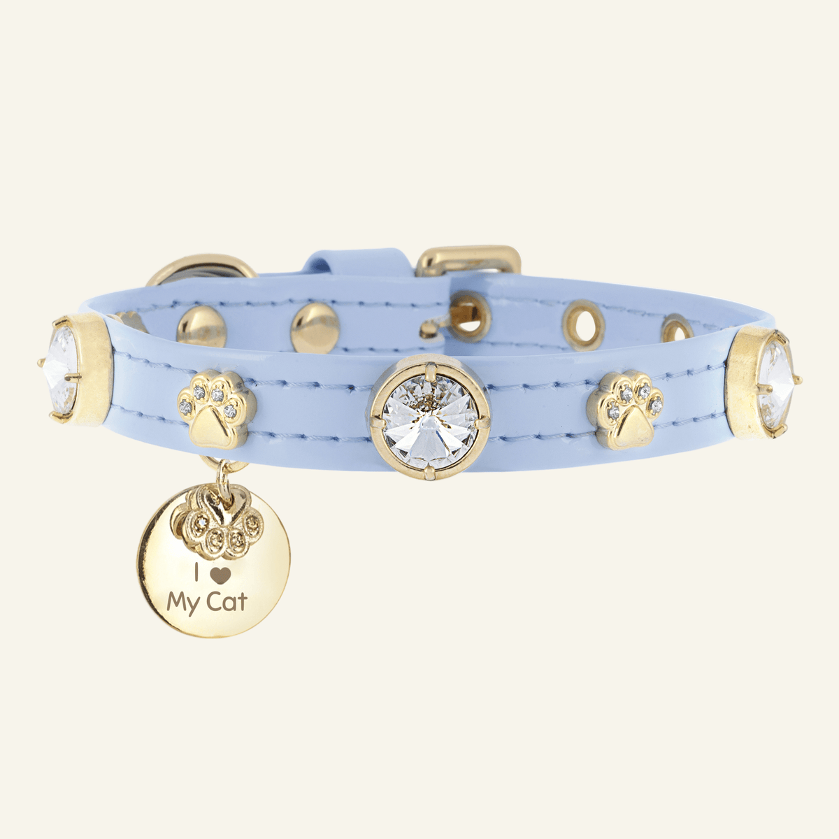 Louis Swarovski Kedi Tasması - Mon A Paw