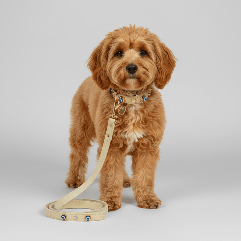 Nazarlıklı Boyun Tasması | Bej 🏝️ - Mon A Paw