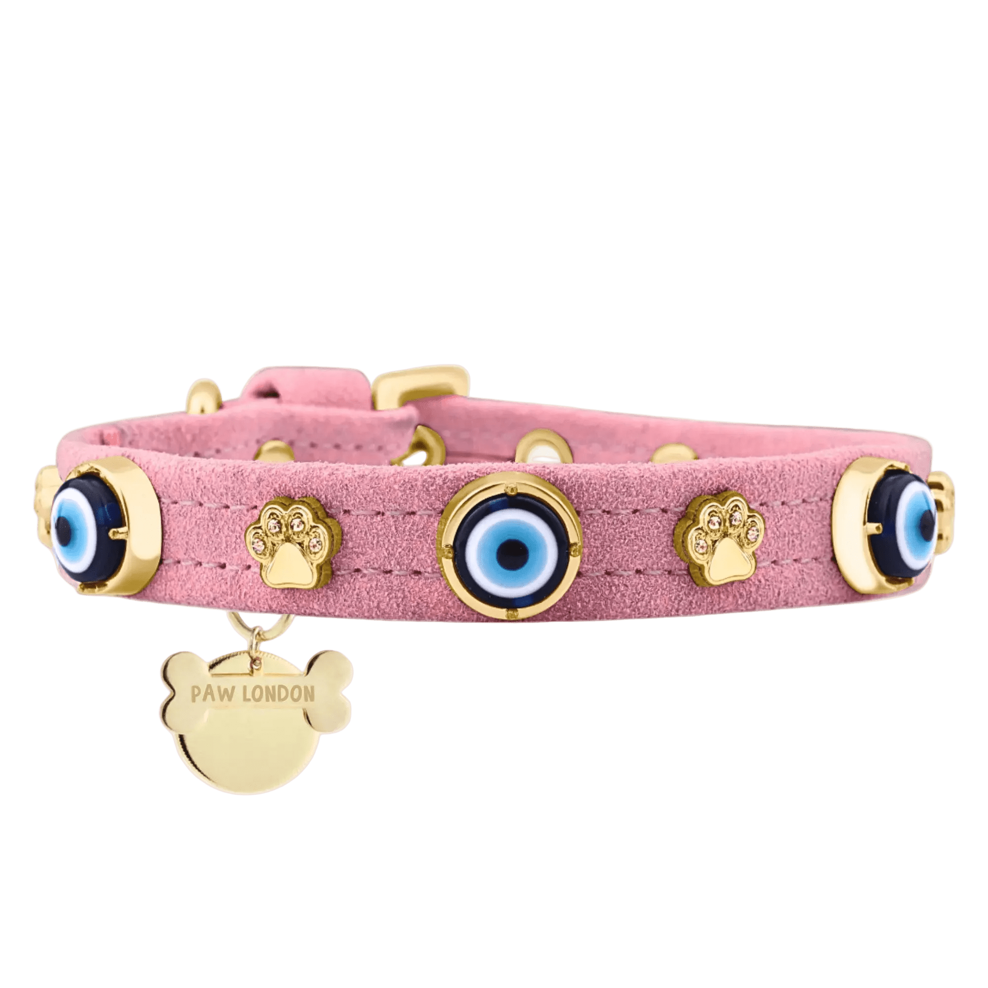 Nazarlıklı Boyun Tasması | Toz Pembe 🩷 - Mon A Paw