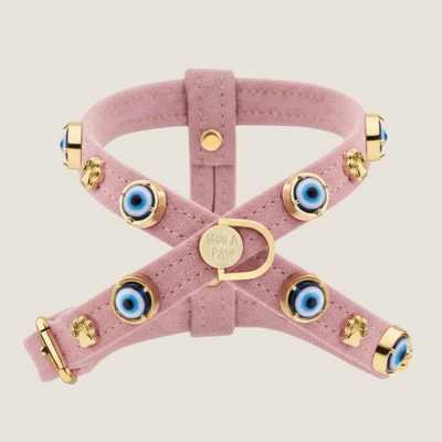 Nazarlıklı Göğüs Tasması | Pembe