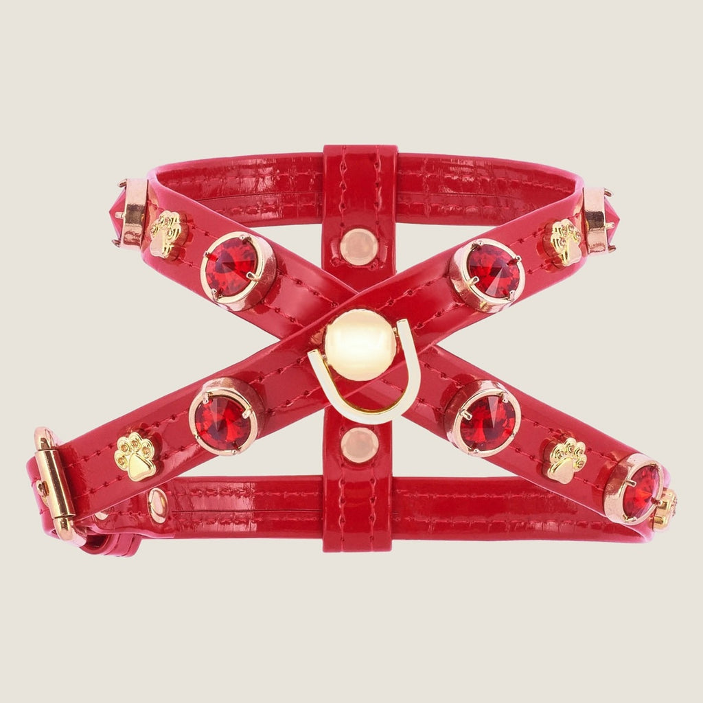 Scarlet Swarovski Göğüs Tasması